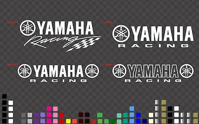$20 • Buy YAMAHA Racing Banner Decal Sticker Car Window Bike Windscreen 10~120cm