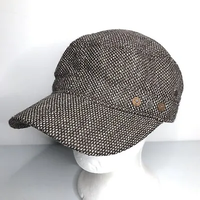 Quiksilver Tweed Beret Adult Unisex Hat Cap Large Brown • $17