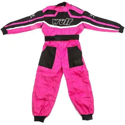 Wulfsport Cub Pink Kids Motocross Motorbike Kart Race Suit MX Off Road Junior • £29.95