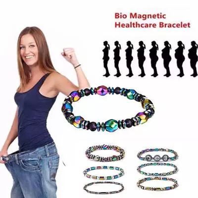 Magnetic Healing Therapy Arthritis Anklet Slimming Bracelets Hematite WeightLoss • $1.65