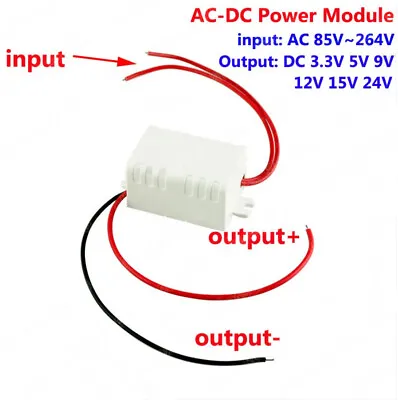 $3.27 • Buy AC-DC 110v 220v 230v To 3.3v 5v 9v 12v 15v 24v Step Down Converter Power Supply