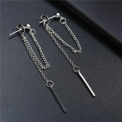 Fashion Long Chain Tassel Earrings Ear Line Drop Dangle Women Jewelry Gifts • $1.37