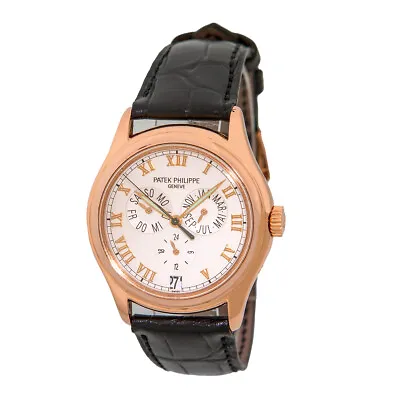 PATEK PHILIPPE  18K Rose Gold 37mm Spanish Annual Calendar 5035 R Box Warranty • $23990