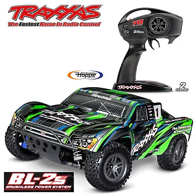 Traxxas TRX68154-4GRN Slash 4x4 Green 1/10 Short-Course Rtr BL-2S Brushless • £281.33