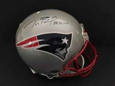 Tom Brady Autographed Full Size Authentic Helmet  Sb 36 Mvp  Inscr.  Tristar • $1499