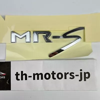 TOYOTA Genuine MR2 Spyder MRS Rear Emblem Badge Chrome 75471-17130 • $49.14