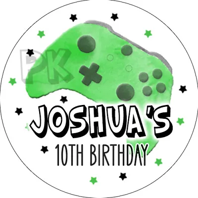 £2.50 • Buy PERSONALISED Birthday Party Thank You STICKERS / LABELS 24 PER SHEET XBOX