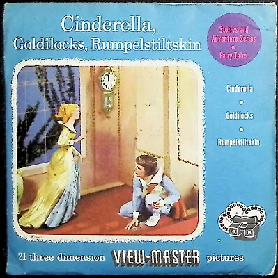 Cinderella - Goldilocks - Rumpelstiltskin 3D View-Master 3 Reel Packet • $14.99