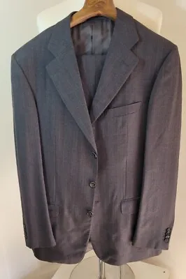 Ermenegildo Zegna 2-piece Grey Wool Suit - 36  Jacket - 35 W  28  L Trousers • £25