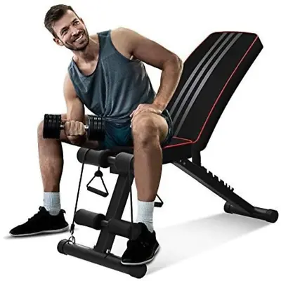 £84.95 • Buy Adjustable Weight Bench Foldable Workout Bench Home Gym Exercises Incline/Declin