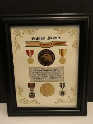 VIETNAM SERVICE / VIETNAM VETERAN COMMEMORATIVE CERTIFICATE W/Free Printing • $11.96