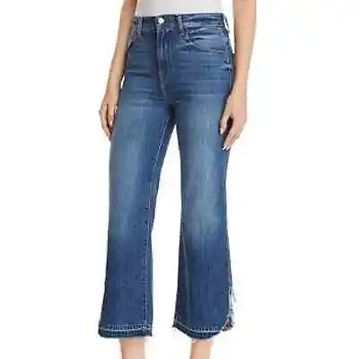 J Brand Size 27 Joan High Rise Crop Wide Leg Jeans In Hypnotic • $39.99