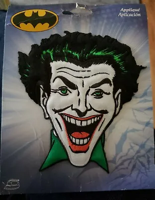 Dc Comics Joker Head Iron On Embroidered Applique Patch • $13