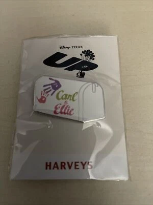 $20 • Buy Harveys Disney Pixar Up Mailbox Carl And Ellie Handprints Lapel Pin Limited Nwt