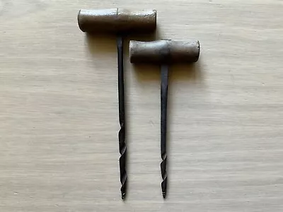 Two Vintage Gimlet Timber Old Tool  Hole Drill • $30