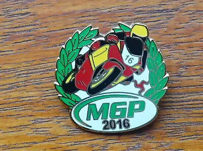 £5.99 • Buy 2016 Manx MGP TT Isle Of Man IOM Motorcycle Bike Racing Enamel Badge Pin Lapel