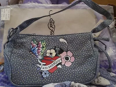 Ed Hardy Girls Blue Zelda Purse • $20