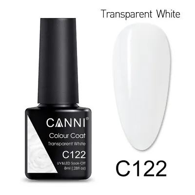 £3.95 • Buy CANNI Lite Nail Gel Polish Soak Off UV LED Colour Base Top Coat Varnish - 8ML
