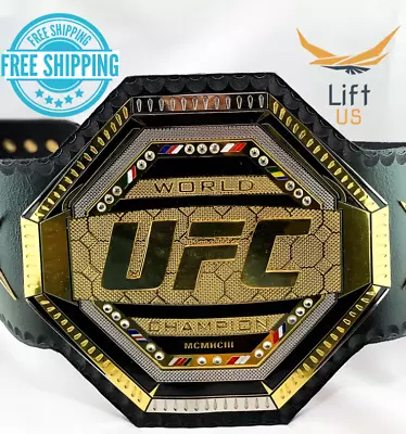 Ufc Legacy Championship Relica Title Belt World Ufc Champion 4mm Brass New • $155