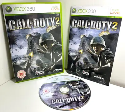 NEAR MINT  (XBOX 360) Call Of Duty 2 - Same Day Dispatched - UK PAL • £14.97