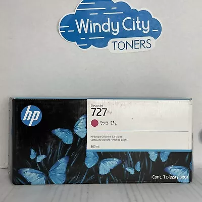 HP 727 Magenta 300ml INK CARTRIDGE F9J77A For DesignJet T930 T1530 T2530 Series • $85