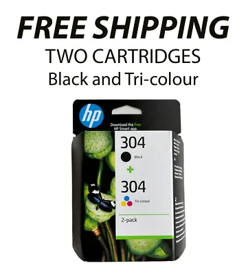 £24.79 • Buy HP 304 Combo 2-pack Tri-colour & Black HP304 Ink Cartridges - Envy 5010 5020