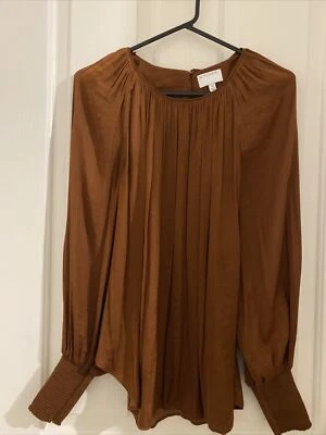 $20.10 • Buy WITCHERY Brown Blouse Size 10