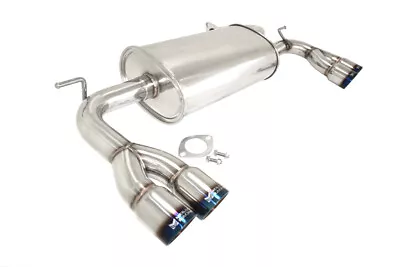 Megan Axle Back Exhaust: For Hyundai Genesis Coupe 10-12 2.0T/V6 Burnt Roll Tips • $443.42