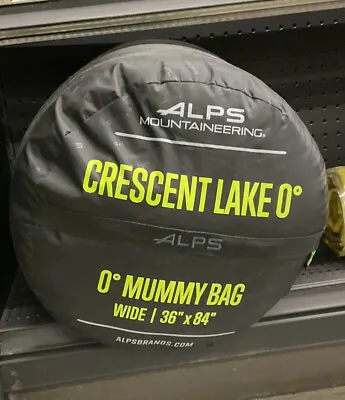 Alps Mountaineering Crescent Lake 0 Degree Mummy Bag • $70