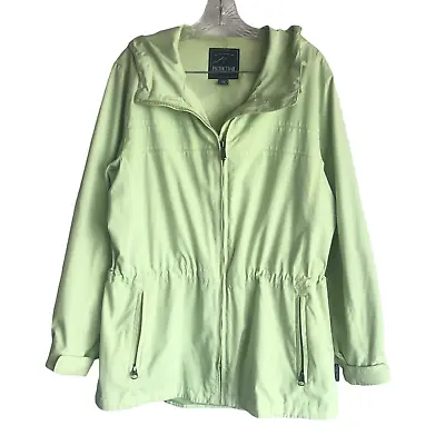 $14.40 • Buy Pacific Trail Women's Windbreaker Jacket M Full Zip Mesh Lined Hooded Outdoor