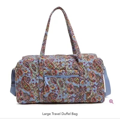 Vera Bradley Large Travel Duffel Bag In Provence Paisley NWT! • $60