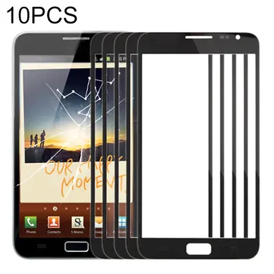 For Samsung Galaxy Note N7000 / I9220 10pcs Front Screen Outer Glass Lens (Black • $18.18