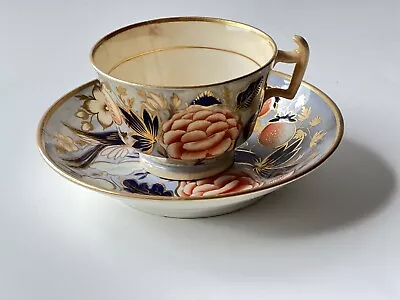 Antique Victorian  Imari Style Porcelain Tea Cup And Saucer • £20