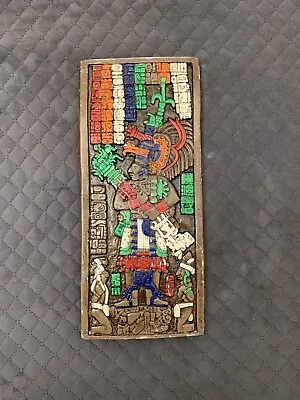 $35 • Buy Aztec Mayan Culture Ceramic Wall Art Piece
