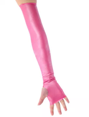 Latex Mitten Rubber Over Elbow Fingerless Gloves 0.4mm S-XXL • £17.33