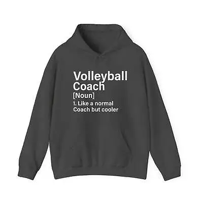 Funny Volleyball Coach Heavy Blend™ Hooded Sweatshirt • $23.06