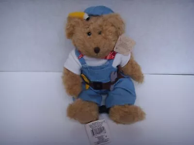 Russ Bears From Past Mr Fix It Teddy Bear 10  Stuffed Plush Carpenter Vintage • $7.95