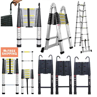 8-20FT Telescopic Loft Ladder Extendable 2.6-6.2M Step Ladders Securing Bolt • $64.80