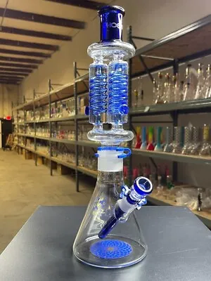 $129.99 • Buy Phoenix Star - 16  Inch Glass Water Pipe Bong - TRIPLE FREEZABLE GLYCERIN COILS