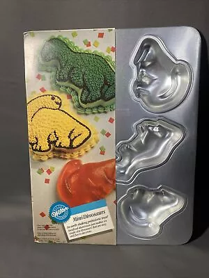 Wilton Mini Dinosaurs Cake Pan Dinosaur Party Mini Cakes #2105 • $15