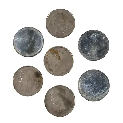 Morocco Dirham Coins Lot Of 7 Vintage Coins • $12.95