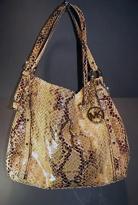 Michael Kors Python Snakeskin Shoulder / Crossbody Bag  • $63