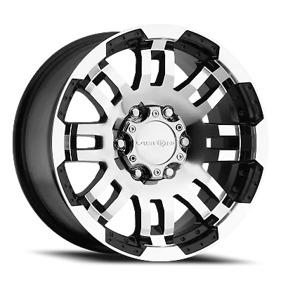 1 New 17X8.5 18 6X114.3 6X4.5 Vision Warrior Black Wheels/Rims 17 Inch 23961 • $155