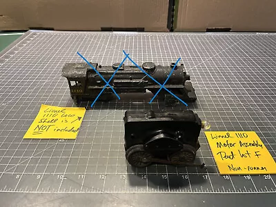 Lionel Train 6110 1110 Locomotive 4 WHEEL MOTOR ASSEMBLY NO-RUNNER PART LOT F • $14.95