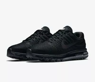 Nike Air Max 2017 Triple Black Mens Sneakers Size US 7-14 Casual Shoes New✅ • $189.95