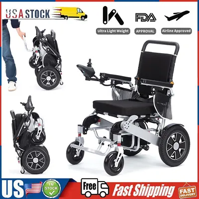 Folding Lightweight Power Electric Wheelchair Mobility Aid Motorized Wheel Chair • $743.60