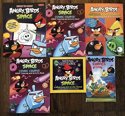 $15.99 • Buy Angry Birds Lot, CD Rom, Stickers, Tattoos, Coloring And Activity Books, Books