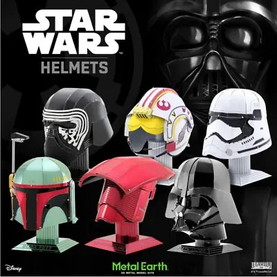 £12.95 • Buy Metal Earth Star Wars Helmets 3D Laser Cut Metal Miniature DIY Model Kits New UK