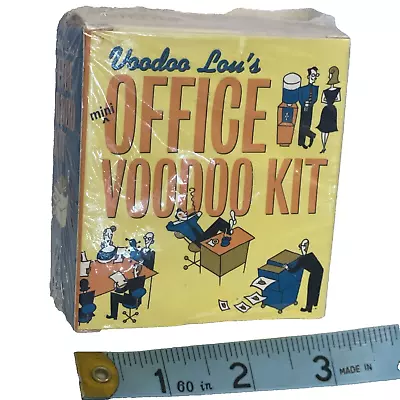 Voodoo Lou’s Mini Office Voodoo Doll Kit Gag Gift With Pin & Spellbook NIB • $9.23