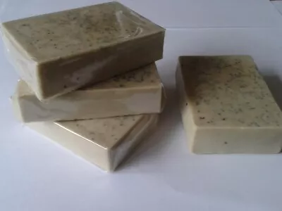 VEGAN SHEA BUTTER EXFOLIATING SOAP Neem/Patchouli /Tea Tree/Lavender/Turmeric • £5.50